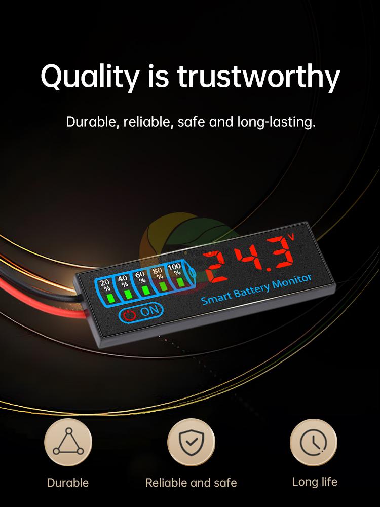 DC 7-55V 3S-14S LED Battery Capacity Indicator Acid/Lithium Universal Battery Charge Indicator Board Voltage Charging Tester