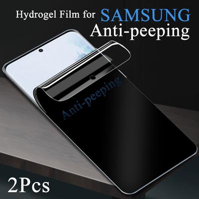S23Ultra S22+ S21FE Privacy Screen Protector pro Samsung Note 20Ultra S20FE S21+ měkká hydrogelová fólie proti odlupování Galaxy S10 9 10