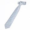 Emporio Armani Sky Name Made in 340075 2R605 00332 Men's Tie, 7.5cm Wide, 100% Silk, Blue, Logo, Italy, [Used]