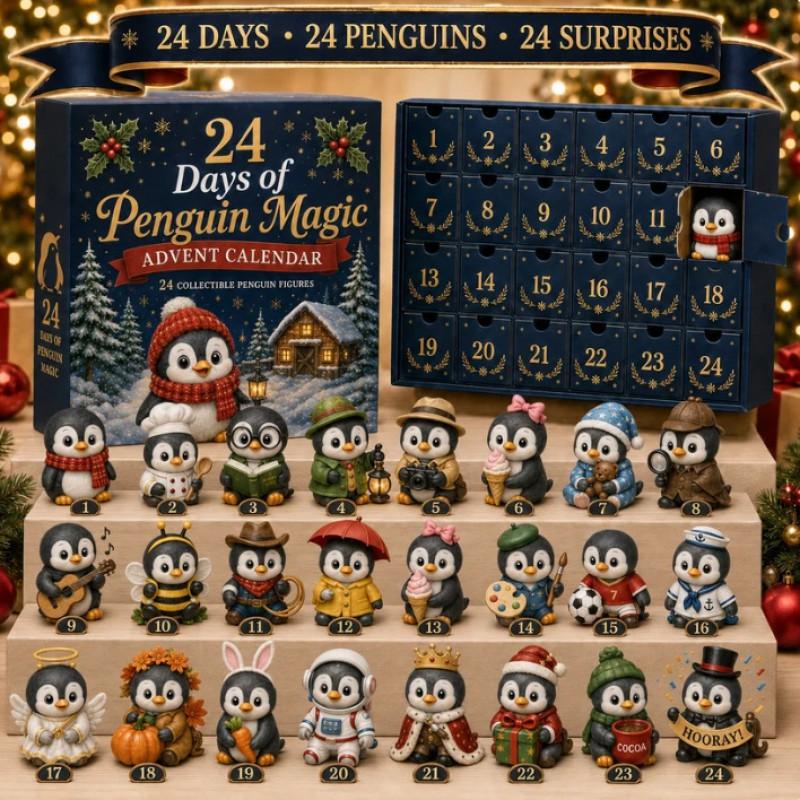 2026 Magic Animal Advent Calendar Acrylic Blind Box Collectible Ornament Christmas Gift