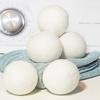 12Pcs Wool Dryer Balls 6/7/8CM 3 Sizes Organic Natural Fabric Softener Reduce Drying Time Hypoallergenic Reusable Hand-Felted Laundry Balls