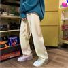 Chao Lun Bu Chao brand sweatpants corduroy loose straight casual pants men's high street wide-leg pants