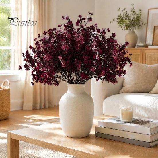 Seidenblumen für Innenarrangements Künstliche Herbst-Außendekoration, Wetterfeste Herbst-Blumen-Tischmittelstücke mit flexiblen Stielen für Zuhause und Büro