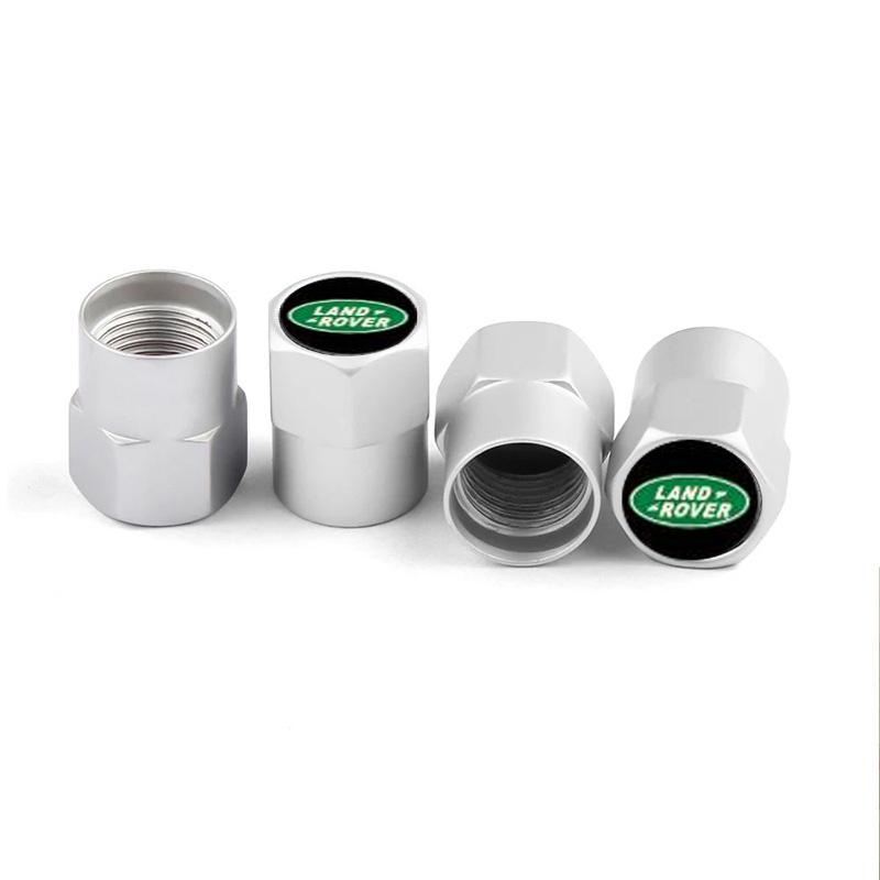 4Pc/set Car Wheel Tire Valve Caps Air Stem Tyre Plug Accessorie For Land Rover Range Rover Discovery Guardian 4 Freelander 2 Td5 XS4