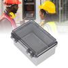 Electrical Junction Box, Transparent Cover IP67 Plastic Outdoor Electrical Connection Box, 4 Bracket Junction Box for Power Supply