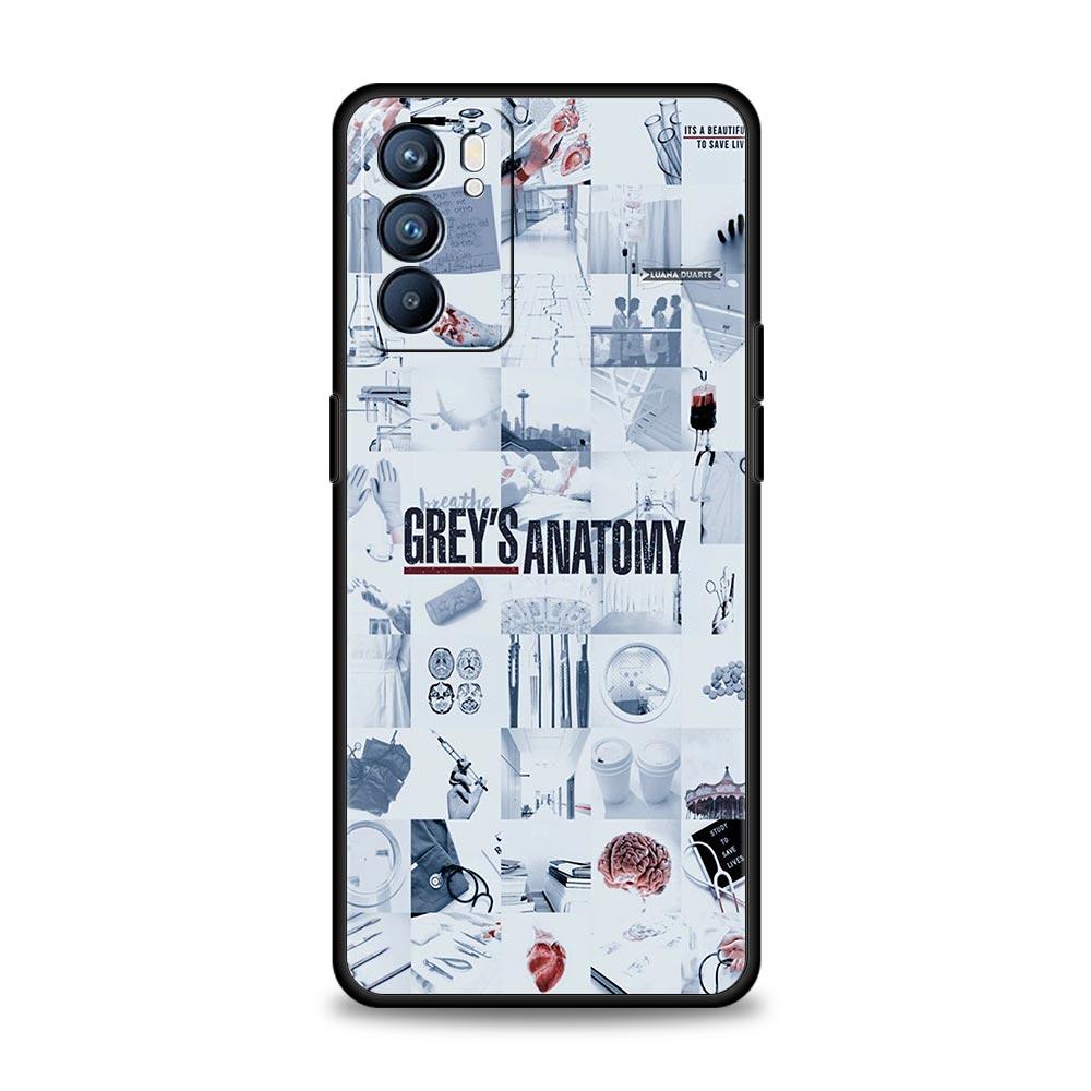 

Greys Anatomy Phone Case For Oppo Reno 13 12 11 10 7 F Find X5 X6 A98 A80 A79 A78 A57 A54 A31 A17 Pro 5G Soft TPU Cover Fundas Reno13