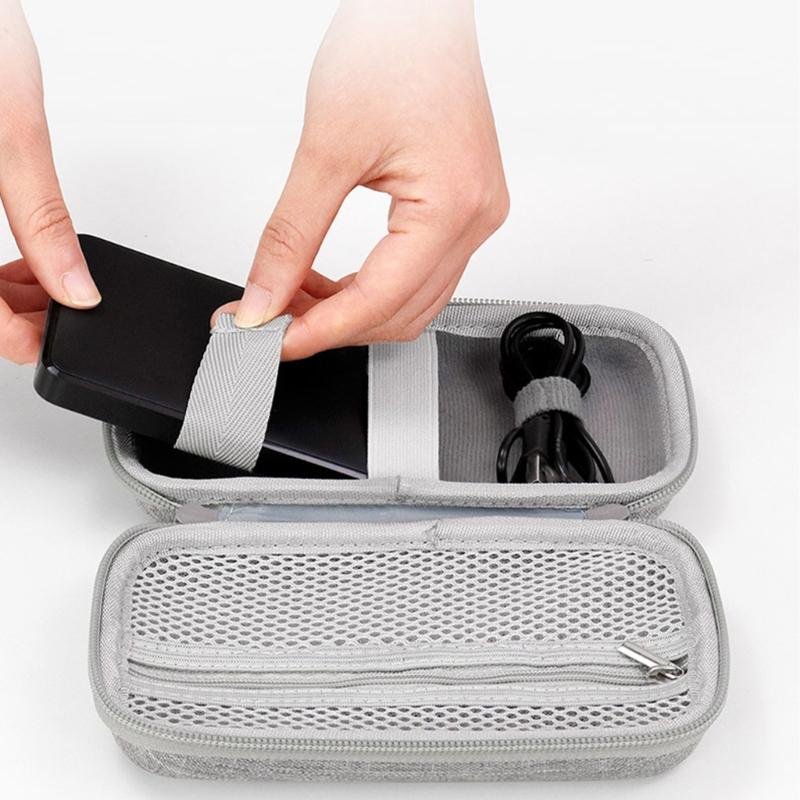 Mobile Phone Charging Adapter Protective Bag Hard Disk for M.2 Hard Drive Earphone Data Line Storage Case