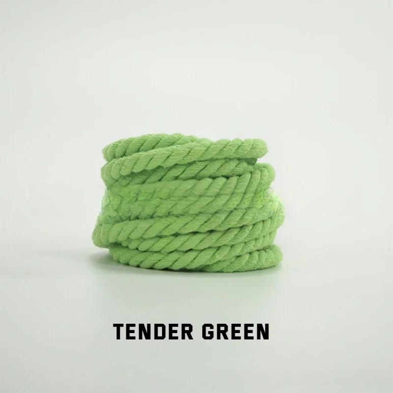 1 pár nových kulatých tkaniček do bot 0,6 cm silnější bavlněné tkaničky kroucené tkaničky do tenisek bot boty tkaničky pro boty pro AF1/AJ1