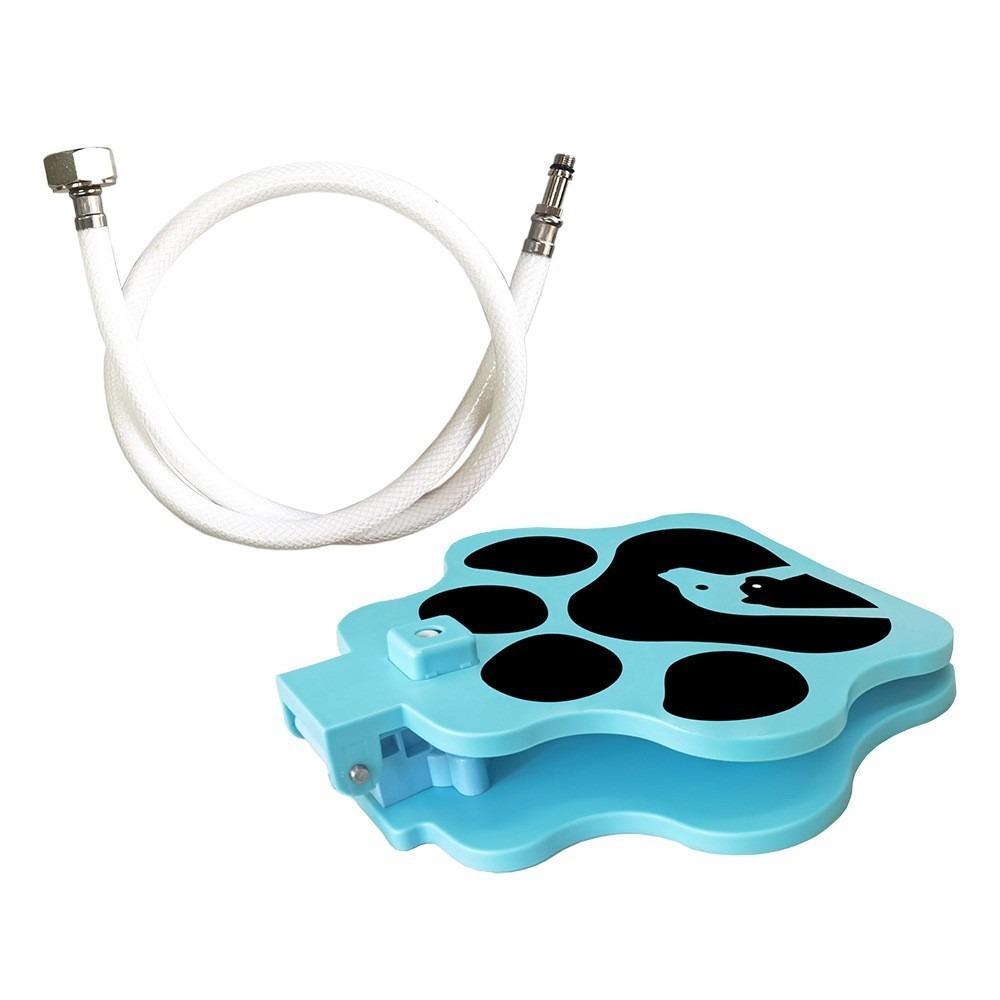 Paw Activated Foot Pedal Dog Water Dispenser Automatic Heavy-Duty Dog Drinking Feeder No Spill Impact‑Resistant Pet Sprinkler
