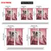 2pcs   plane printing Curtain Fabric Cat Towel Print Theme Pattern_ Versatile 100% Polyester (without rod) Festive Ldeal for