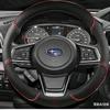 Für Subaru STI Brz Wrx Xv Ascent Forester Outback Impreza Legacy Auto Wildleder 3D Prägung Anti-Rutsch Leder Lenkradabdeckung