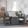 VidaXL Table basse Gris 100x50x41 cm Bois massif de pin 818272