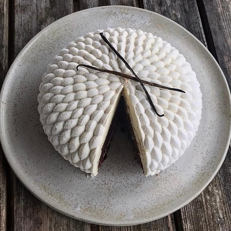 Sunflower Seed Shape Silicone Mousse Cake Mold Flower Chocolate Ice Baking Mould Party Dessert Making Tool Valentine's Day Gifts