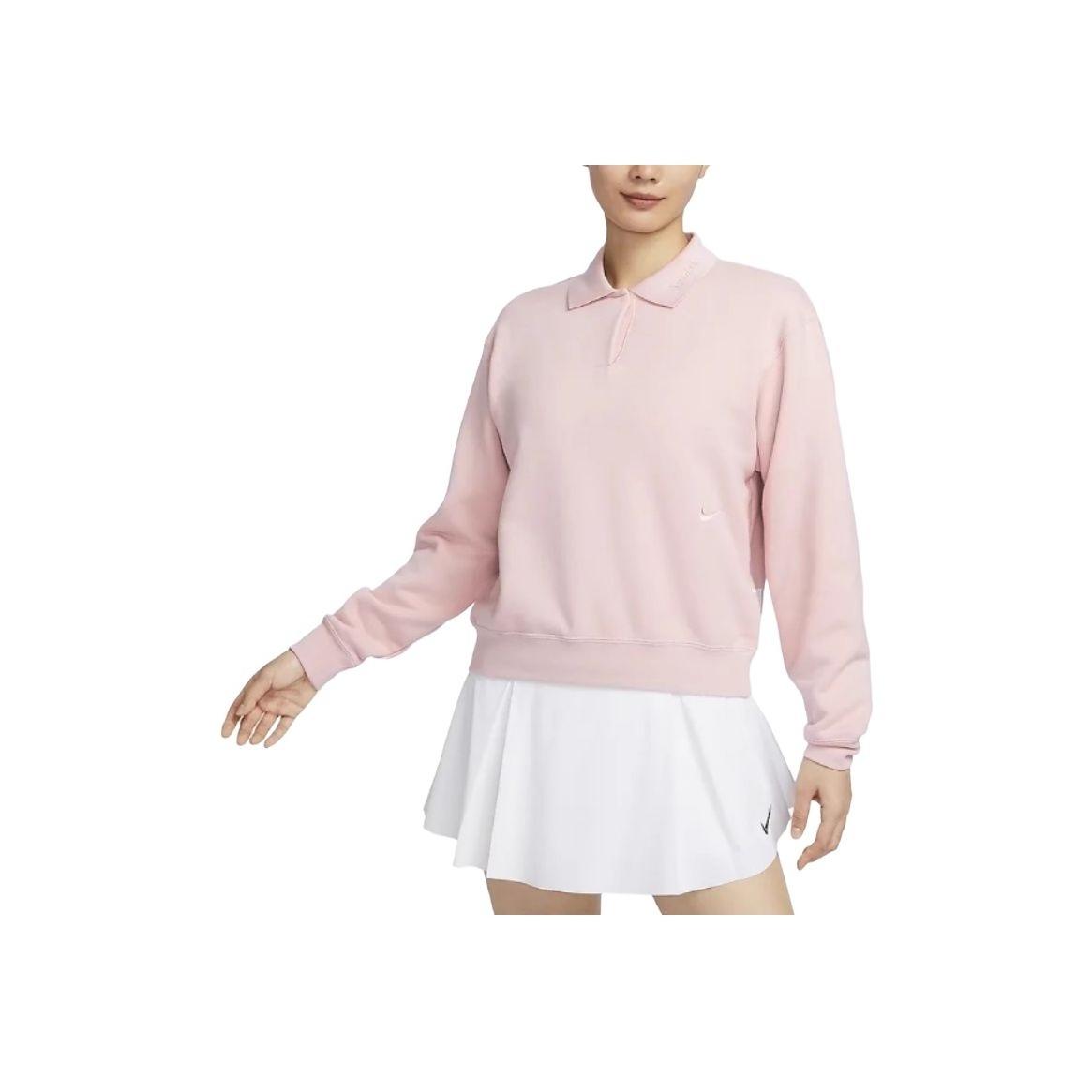 

Nike Водолазка Вязаный Удобный Дышащий Повседневный Свитшот с Длинным Рукавом Женский свитшот Розовый FZ4338-618 M