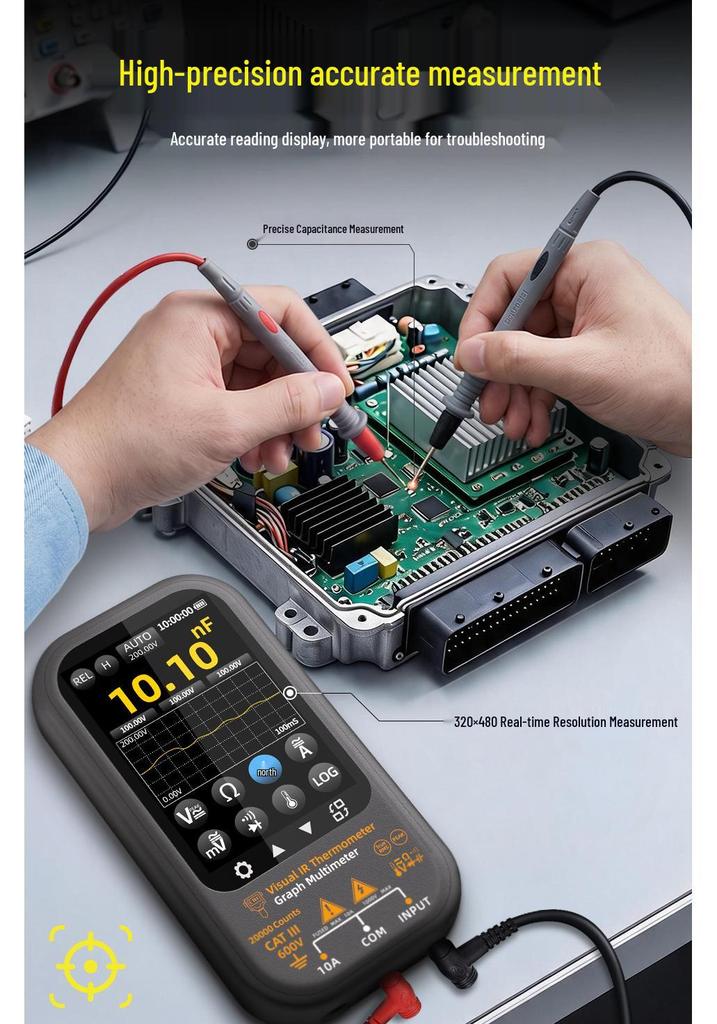 SH8 HD Infrared Thermal Multimeter for Floor Heating Leak Detection and Electrician Repairs