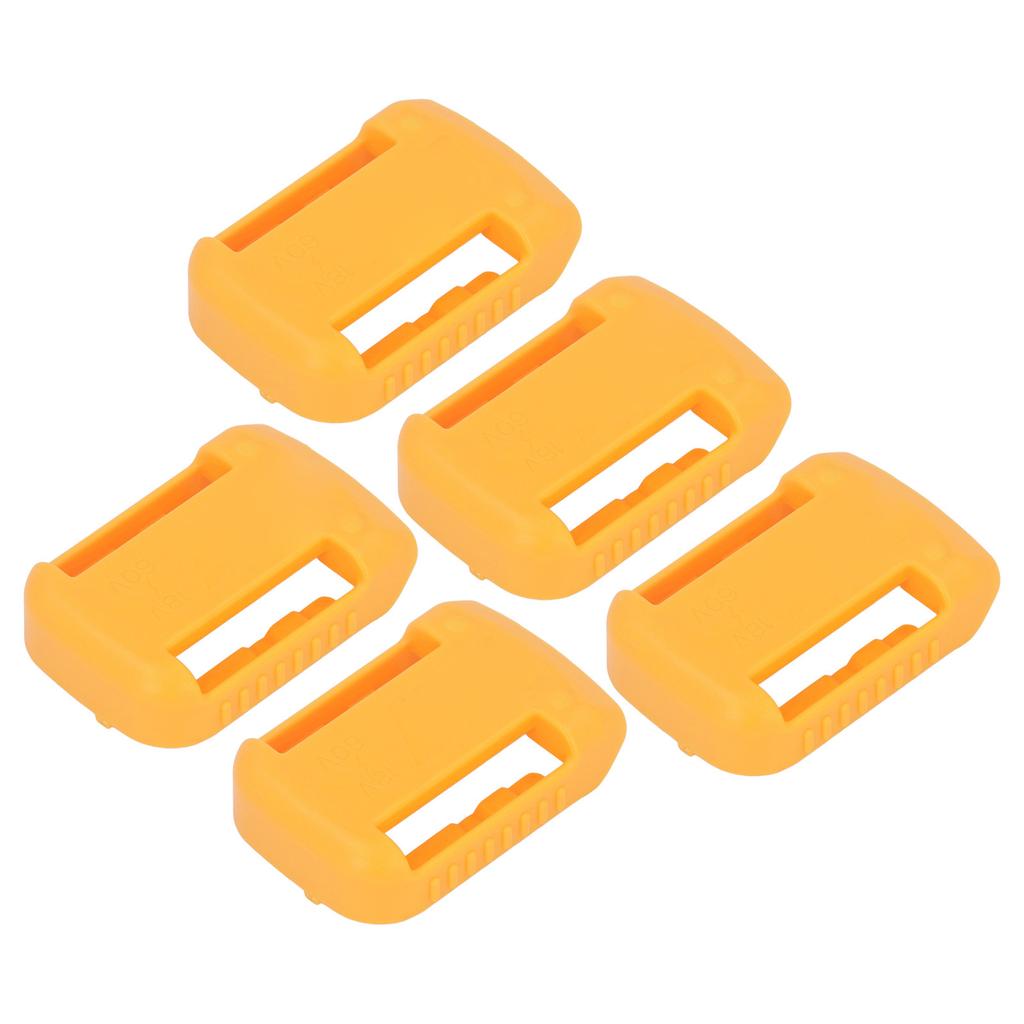 5 Set Battery Holder 20V 60V Battery Mount Dock Holder Set Suitable for DCB200 DCB201 DCB203 DCB204 DCB206 Battery