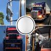 Biqing Truck Auxiliary Round Lower Mirror for Large Provides a Wide Field of View and Effectively Reduces Blind Spots 2-Piece Mirror, 25.5cm Trucks,