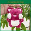 Plush Mini Lovable Cat Hanging Doll Keychain Perfect Companion For Bags And Accessories Key