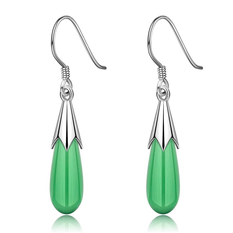 

Женские серьги из медного сплава с цирконом Lindon - Серьги-подвески в подарок на свадебную вечеринку