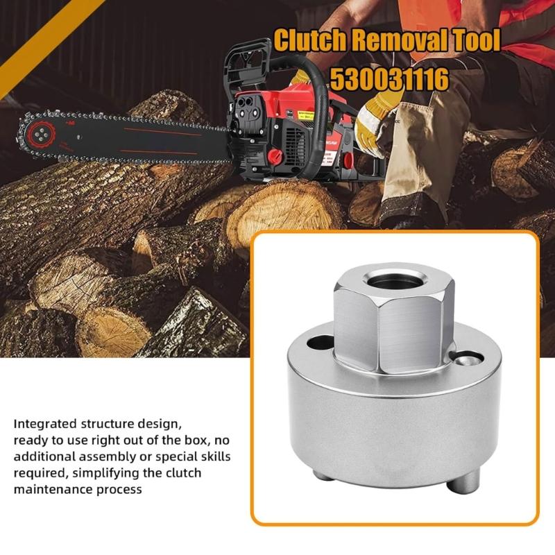Heavy Duty 530031116 Clutch Assembly Disassembly Tool Stainless Steel for 2700 2800 3000 3100 PP285 PP330 Chainsaw