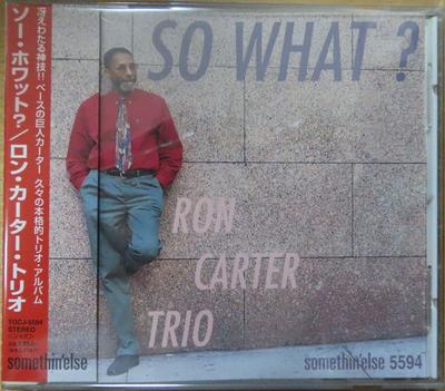 CD RON CARTER  So What TOCJ5594 Somethin Else 1998 Japan ObiJazz Used