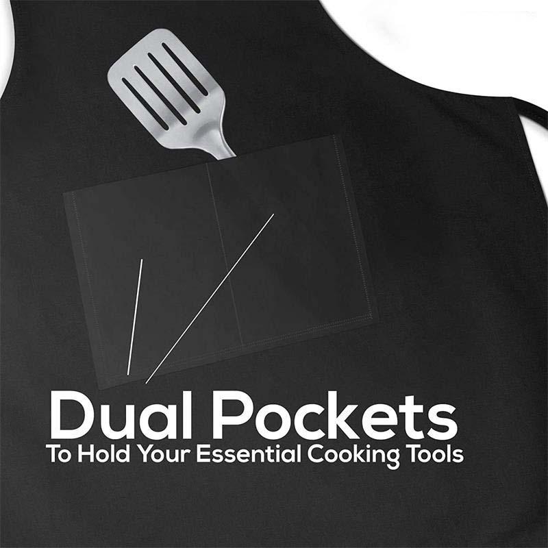 Creative Letter Print Kitchen & BBQ Neck Apron