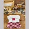 Korean 2026 Kids' Summer Fruit Tee & Plaid Shorts Set