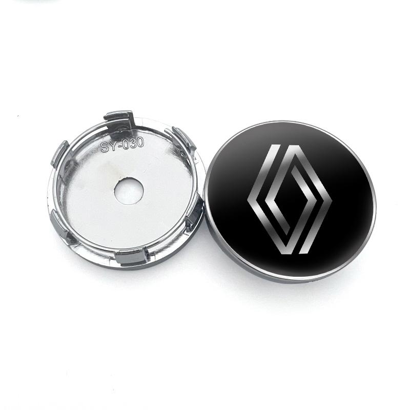 60mm Car Wheel Center Caps Tyre Rim Hub Cap Cover Car Accessories for Renault DUSTER Megane 2 3 Clio 4 Captur Kadjar Fluence