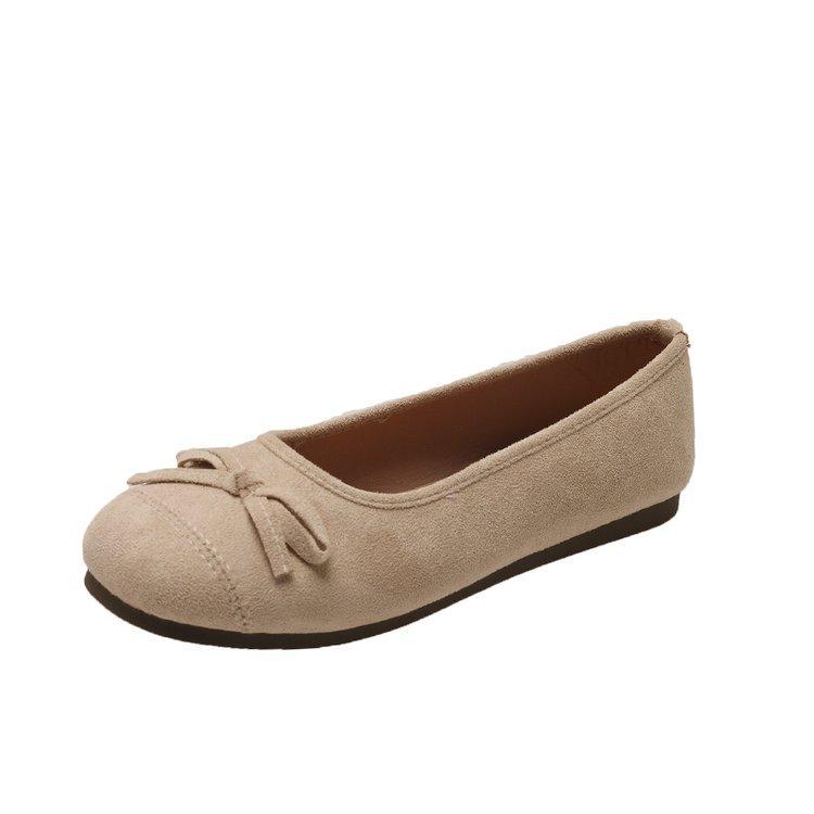 

French bow silver single shoes women s 2025 new flat gentle grandma shoes summer ladyshoes candy ballet shoes 39