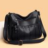 New Soft Leather Mommy Crossbody Bag for Women 2026, Women's Shoulder Bag for Middle-aged and Elderly Women Casual Handbag