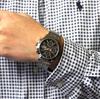 FOREVER Chronograph 10 ATM Wasserdicht Kalender Datum Tag und Tachymeter Original "Forever" Herrenuhr, Widerstandsfähig, Hochgeschwindigkeits-1/20-Sekunden-Zeitmessung,