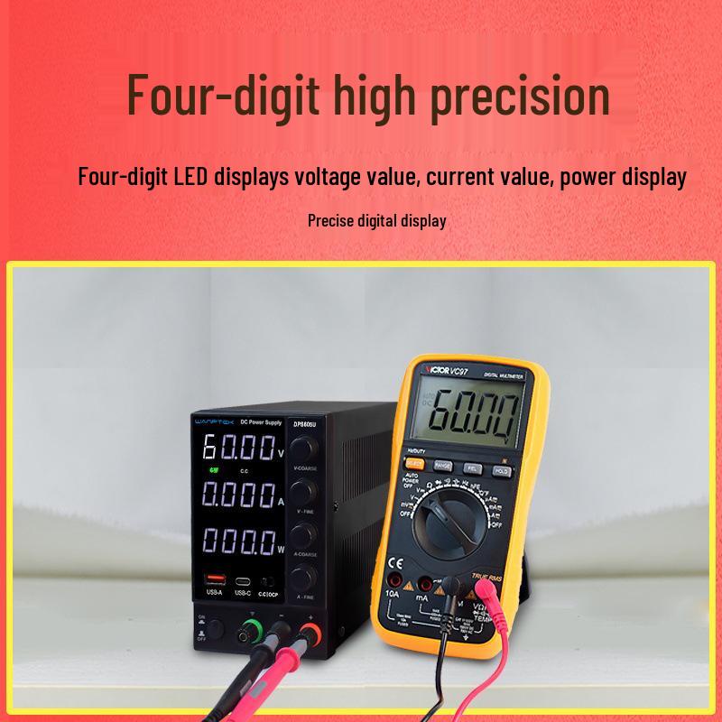 Adjustable DC Regulated Switching Power Supply DPS3010U for Laptop, Phone Repair, and Battery Charging.
