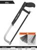 Compact Household Handheld Hacksaw with Iron Blade and Frame