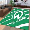 Green Diamond Symbol Carpet suitable as a non-slip mat for the living room or bedroom sofa