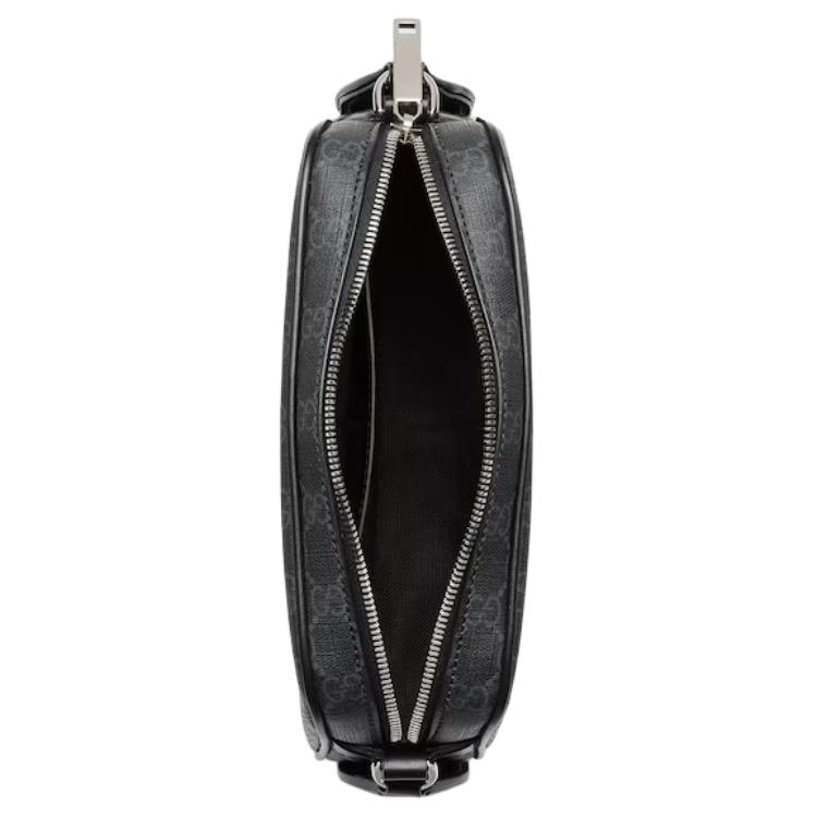 Gucci GG Print Verstellbarer Schultergurt Schulter Crossbody Tasche Herren Taschen Schwarz 792097-FADJA-1042