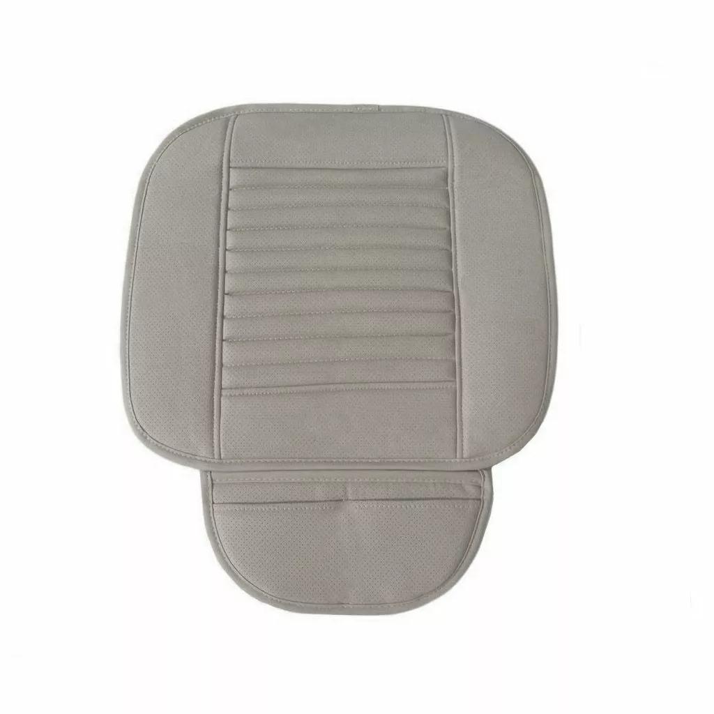 

Универсальный чехол для автомобильного сиденья, дышащая искусственная кожа, подушка, защитный чехол серый