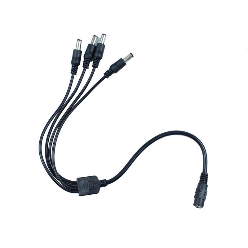 1-10pcs 1 DC Female To 2/3/4/5 Male plug Power Cord adapter DC Connector Cable Splitter LED Strip lights CCTV Security Camera
