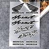 For Honda Stickers Moto Sticker Auto Body Bumper Windows Motorcycle Laptop Walls Vinyl Decal Car Tuning Accessories