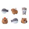 Non-finished Poke Wool Felt Handmade DIY Capybara Material Kits for Beginners