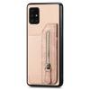 For Samsung Galaxy A51 5G SM-A516 Case Leather+PC+TPU Zipper Wallet Phone Shell