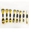 Stainless Steel Magnetic Measuring Spoons: 9-Piece Double-Ended Set for Baking & Seasoning in Home Kitchen