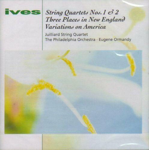 CD CHARLES IVES, JUILLIARD STRING QUAR - String Quartets Nos.1 & 2 - Three P SBK87967 Sony Classical 2003 Japan Classical Used