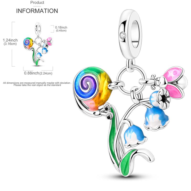 New Copper Charms Beads Sunflower Flower Daisy Original Charm Pendant Fit Charm Bracelets Diy Jewelry Birthday Gift