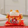 Lucky Cat Ceramic Decor: Creative Japanese Fortune Cat Small Piggy Bank - Ideal Gift for Store Openings