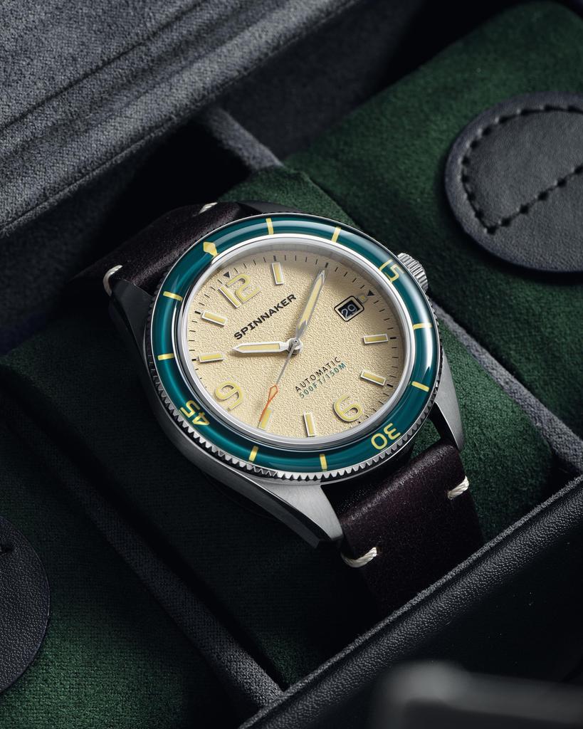 Spinniker Fluss SP-5055-0G Men's Watch, Brown [Parallel Import]