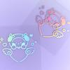 BT21 minini RIBBONED U Hologram Medium Sticker