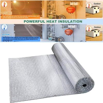 Double Sided Radiator Heat Reflector Insulation Sheet Bubble Foil Thermal Insulation Film Reflective Film Heat Reflective Film