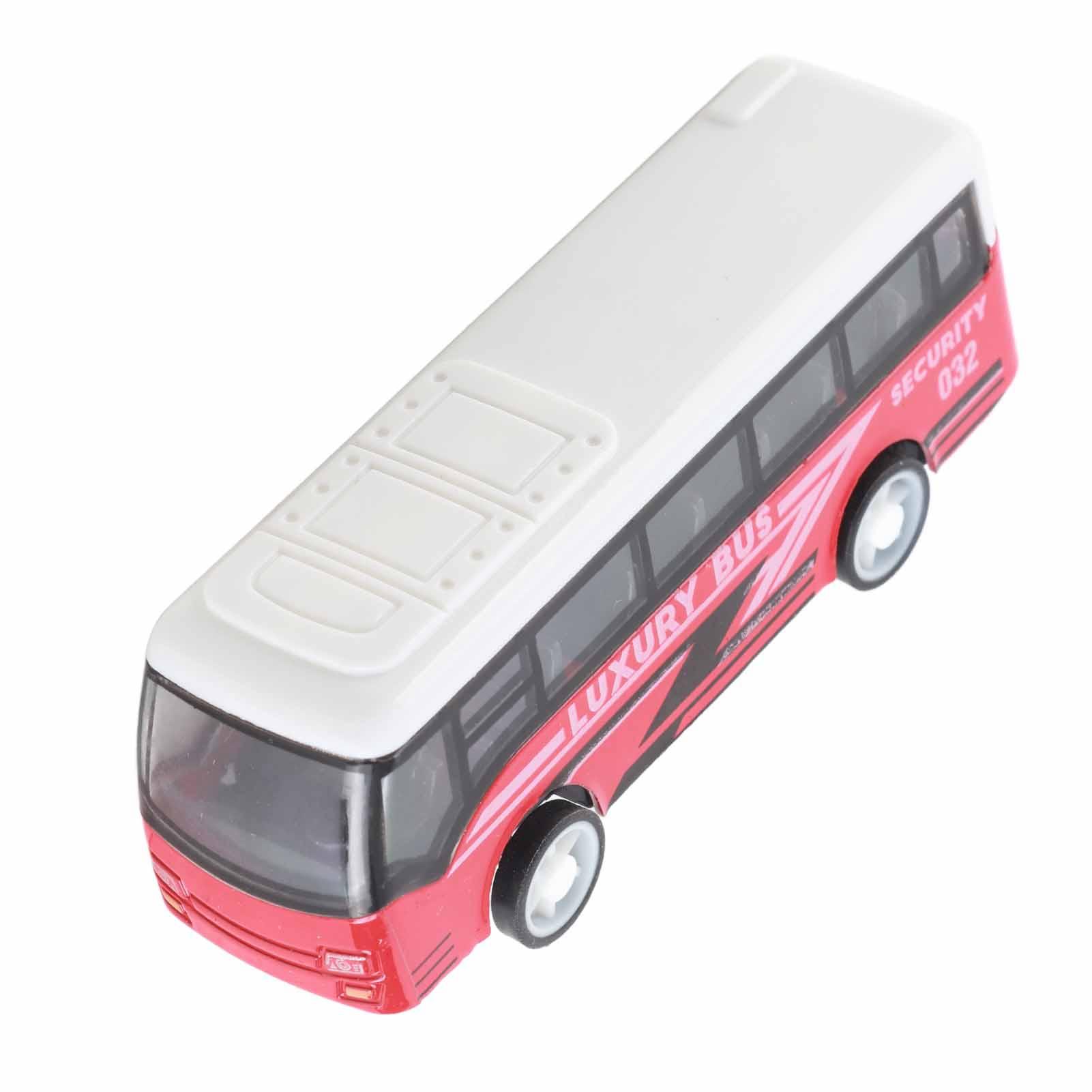 

Модель автобуса Сплав Статуэтка автобуса Взаимодействие родителя и ребенка Скульптура автобуса Реалистичная Изысканная Коллекционная красный