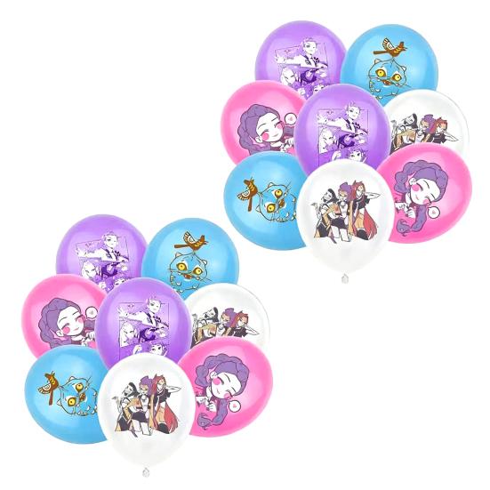 K-POP Witch Squad Birthday Party Decor Kit Themed Banner Balloons And Signsfor Music Dance