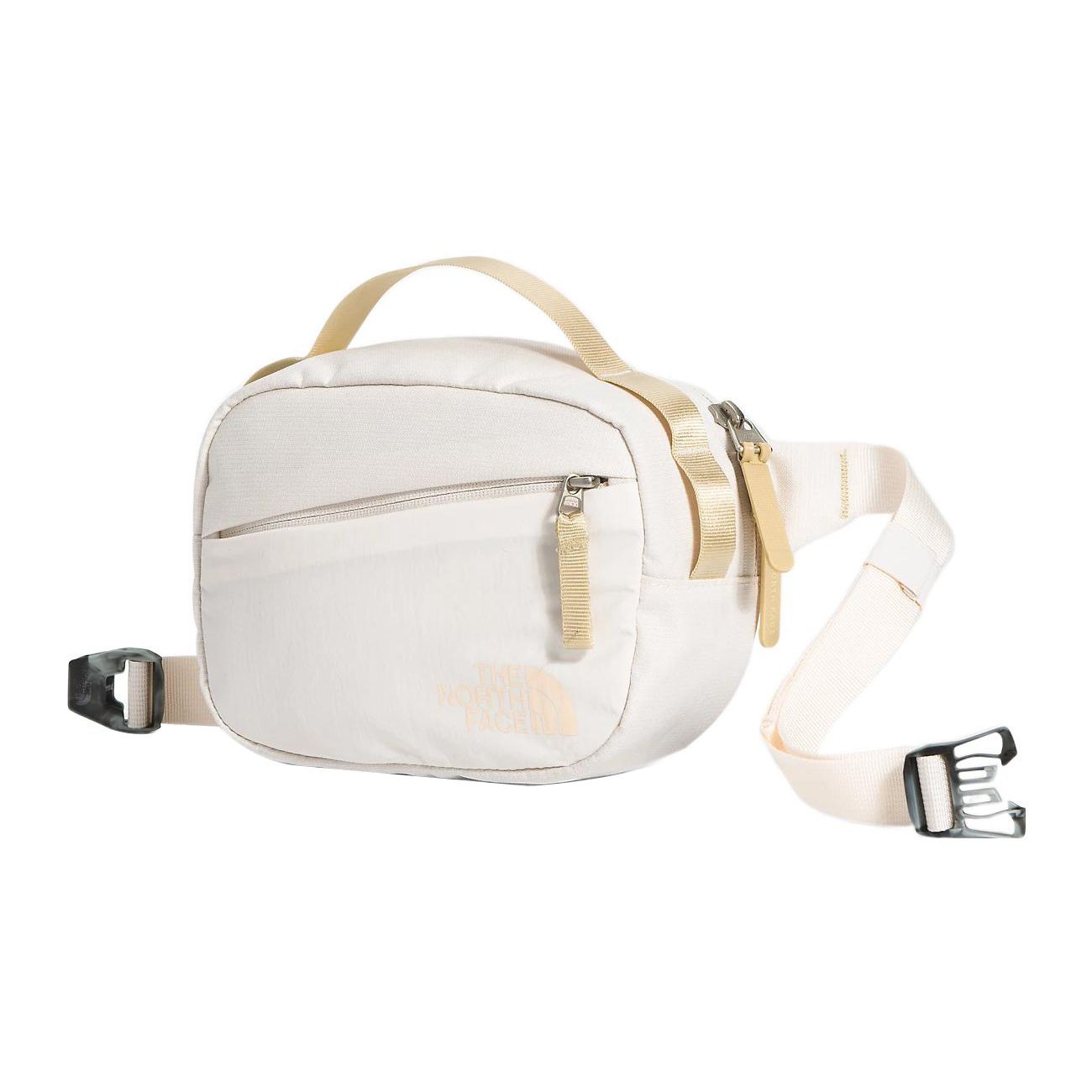 The North Face Isabella Fashion Minimalist Logo Print Waist Bag Outdoor Bag Women waist bag Off-white NF0A81C4-IYI Ecru 6600₽